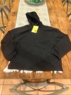 Men's All in motion Black Hooded Windbreaker Jacket